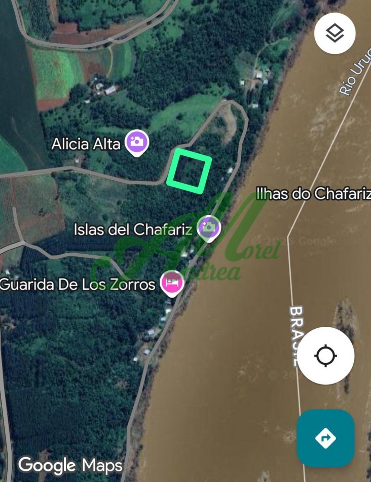 Cerca al Rio Uruguay 1 Ha.